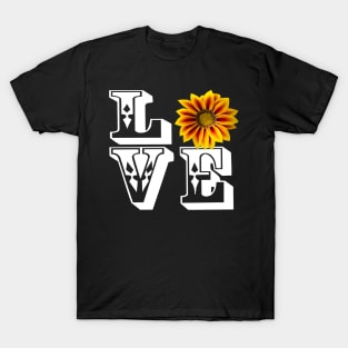 Love Yellow Flame Gazania T-Shirt